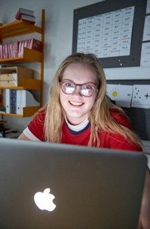 Elev der arbejder selvstændigt